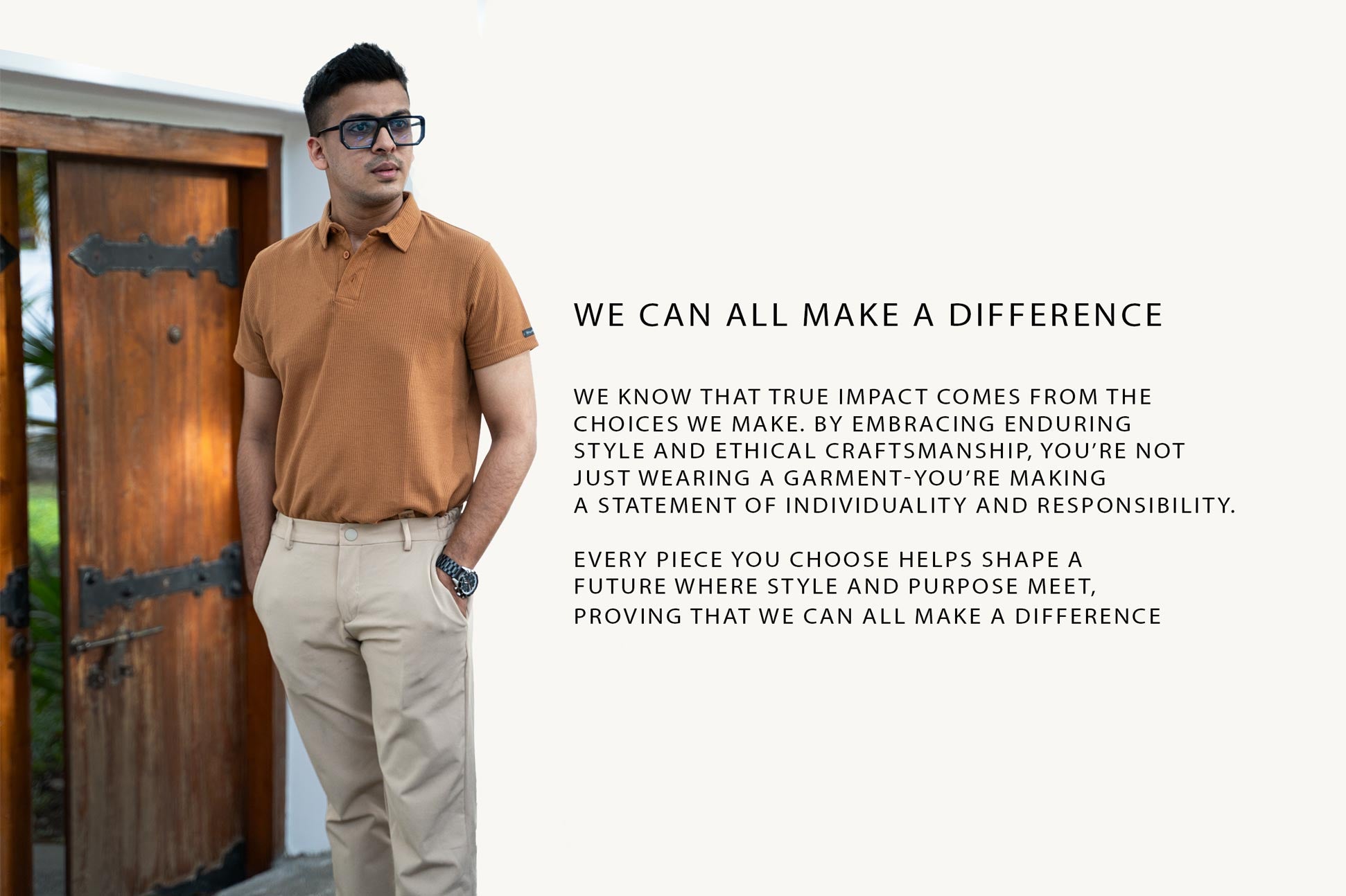 brown tshirt for men